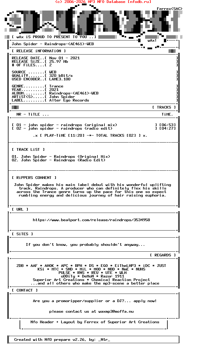 John_Spider-Raindrops-(AE461)-WEB-2021