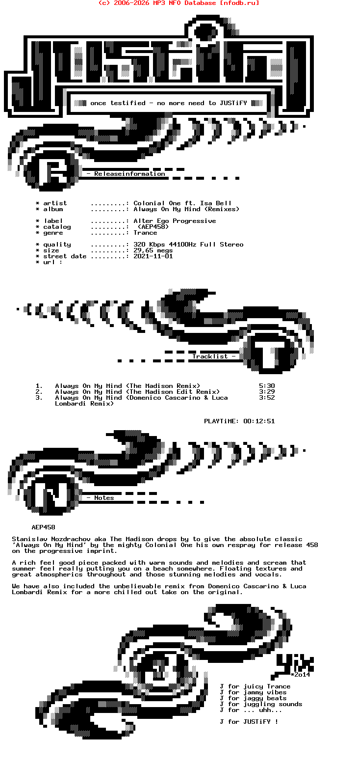 Colonial_One_Ft._Isa_Bell-Always_On_My_Mind_(REMIXES)-(AEP458)-WEB-2021_Int