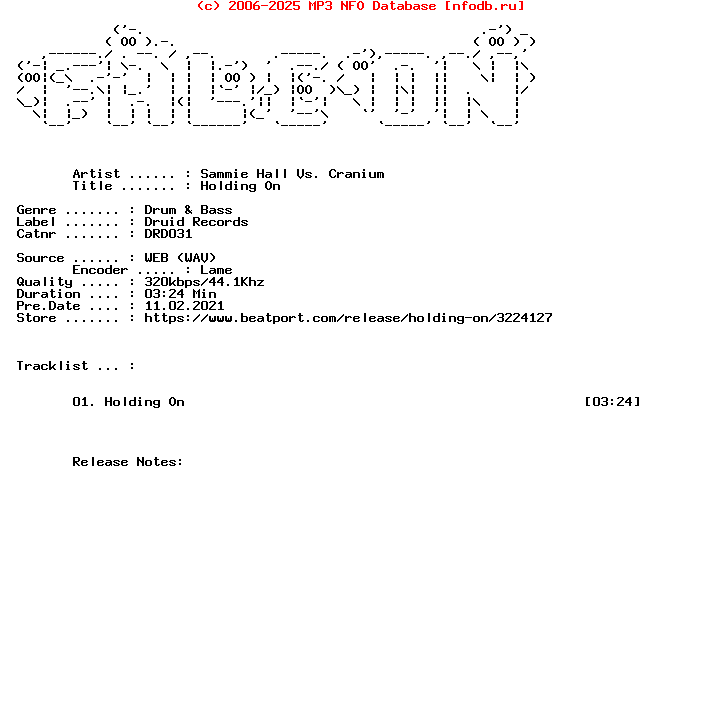Sammie_Hall_Vs._Cranium-Holding_On-Single-WEB-2021-FALCON