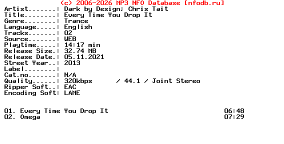 Dark_By_Design_Chris_Tait-Every_Time_You_Drop_It-2013-XTC