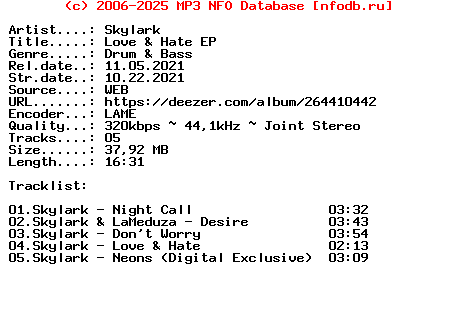 Skylark-Love_And_Hate_Ep-(OVR044)-WEB-2021