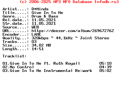 Dminds-Give_In_To_Me-(31RS065)-WEB-2021