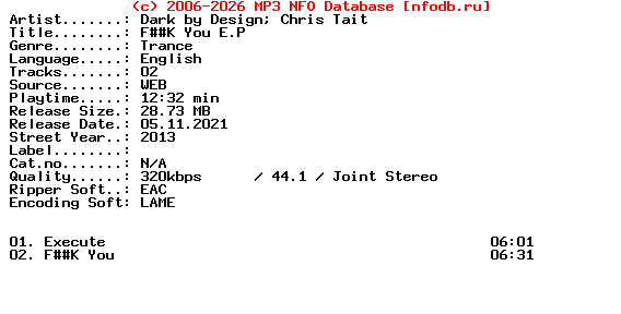 Dark_By_Design_Chris_Tait-Fk_You_E.P-2013-XTC