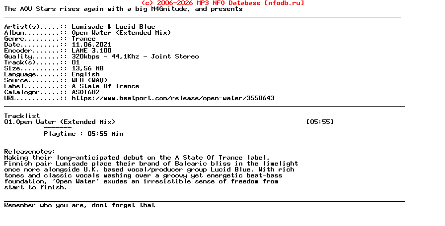 Lumisade_And_Lucid_Blue-Open_Water_(EXTENDED_MIX)-(ASOT682)-Single-WEB-2021