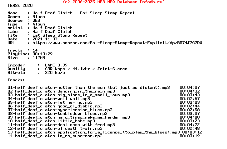 Half_Deaf_Clatch-Eat_Sleep_Stomp_Repeat-WEB-2014-Terse