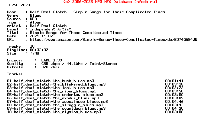 Half_Deaf_Clatch-Simple_Songs_For_These_Complicated_Times-WEB-2016-Terse