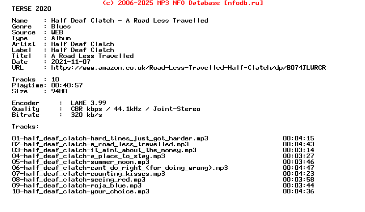 Half_Deaf_Clatch-A_Road_Less_Travelled-WEB-2013-Terse