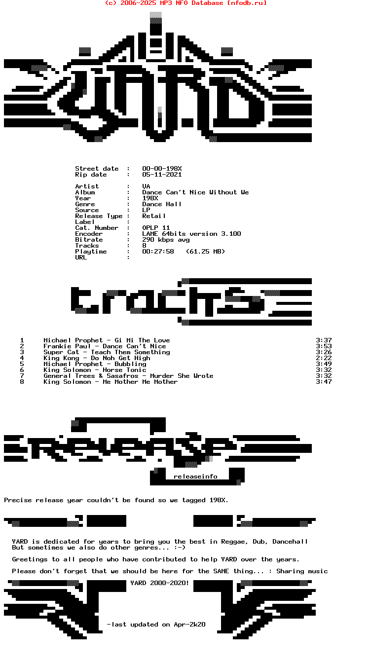 VA-Dance_Cant_Nice_Without_We-(OPLP_11)-Lp-198X-YARD