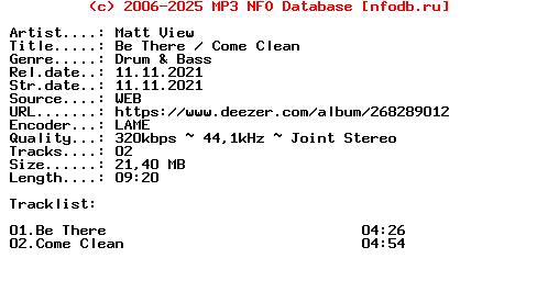 Matt_View-Be_There__Come_Clean-(RDMC005)-WEB-2021