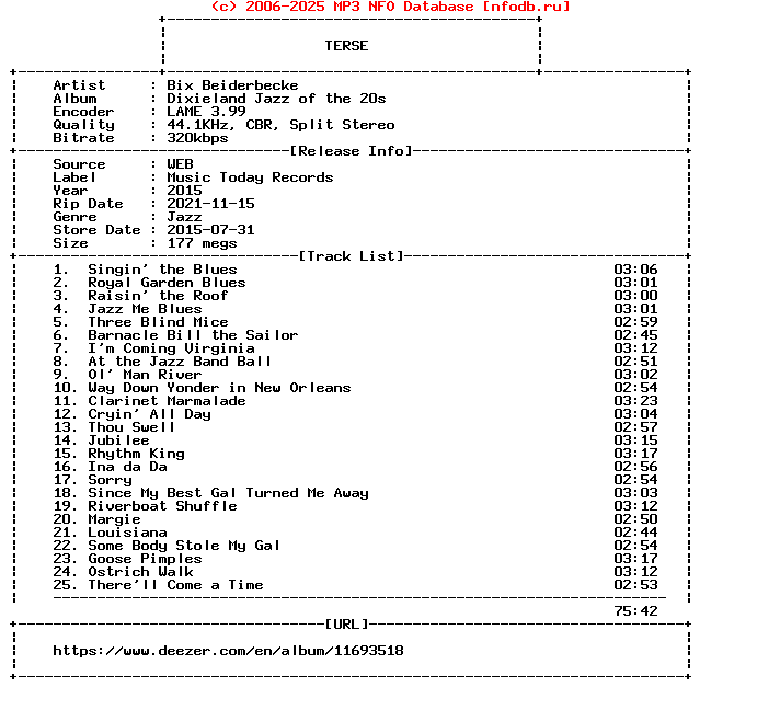 Bix_Beiderbecke-Dixieland_Jazz_Of_The_20S-WEB-2015-Terse
