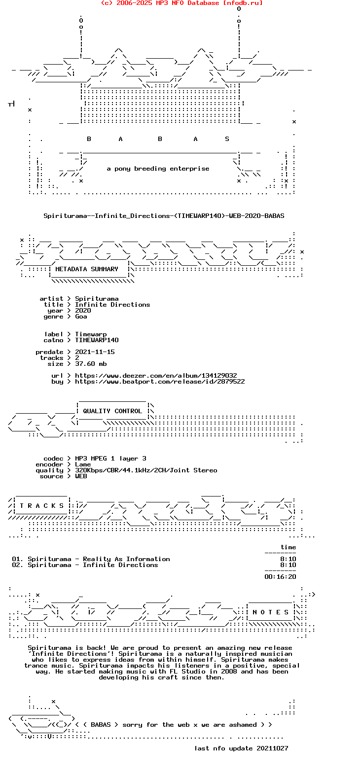 Spiriturama--Infinite_Directions-(TIMEWARP140)-WEB-2020-BABAS
