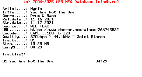 Nymfo-You_Are_Not_The_One-(LIQ124)-Single-WEB-2021