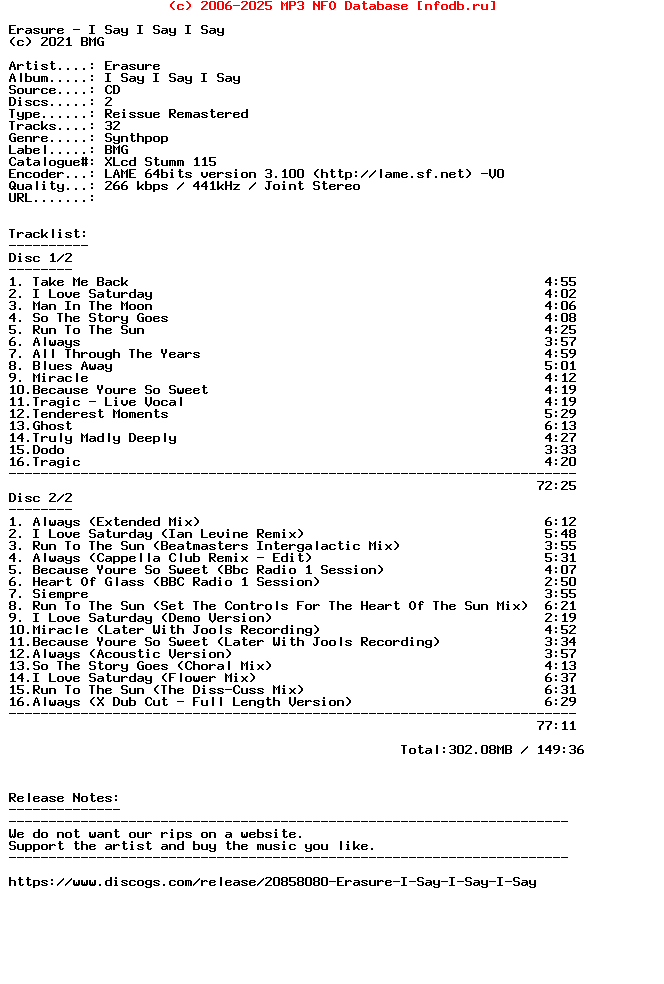 Erasure-I_Say_I_Say_I_Say-Reissue_Remastered-2CD-2021