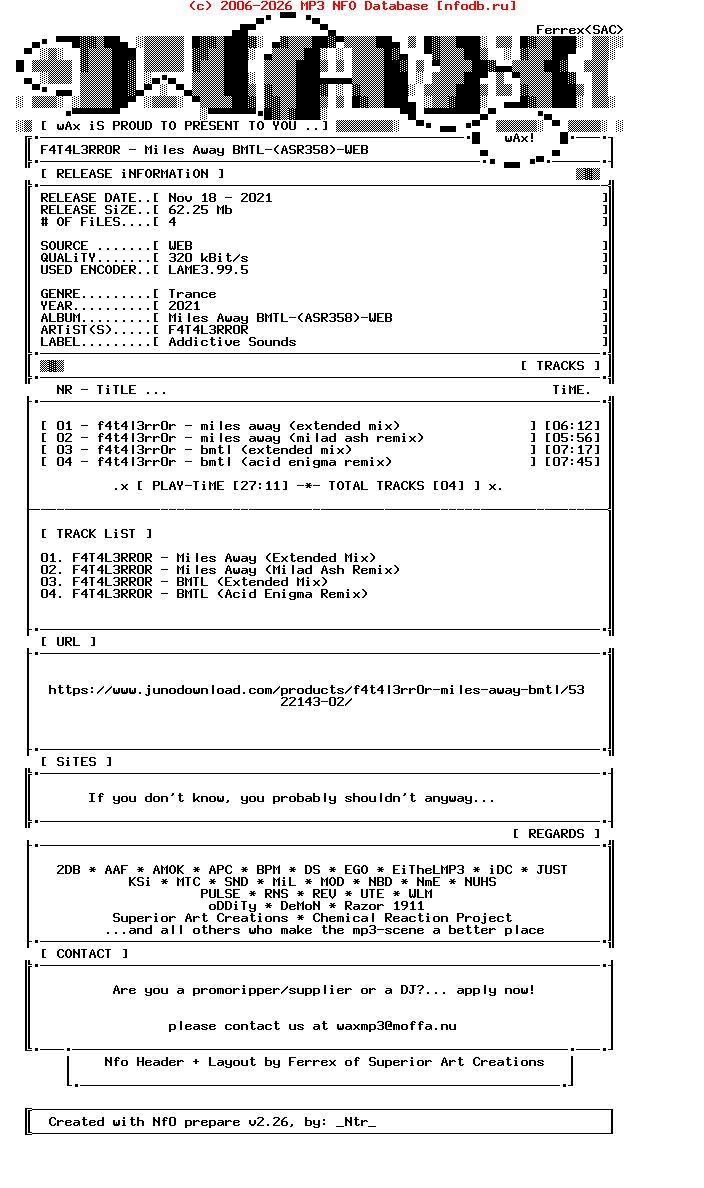 F4T4L3Rr0R-Miles_Away_Bmtl-(ASR358)-WEB-2021