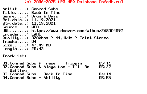 Conrad_Subs-Back_In_Time-(ORKR072)-WEB-2021