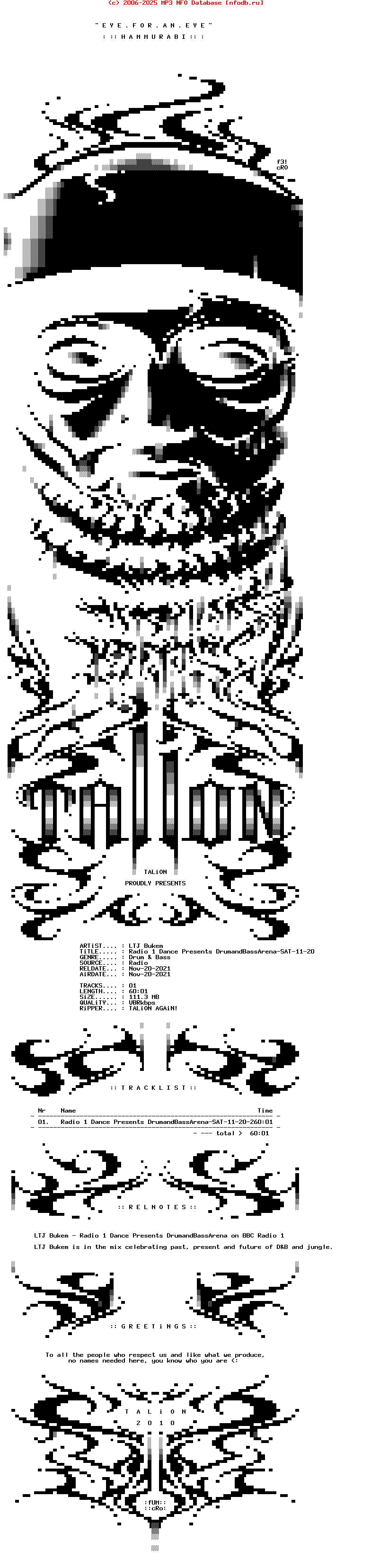 Ltj_Bukem_-_Radio_1_Dance_Presents_Drumandbassarena-SAT-11-20-2021-TALiON