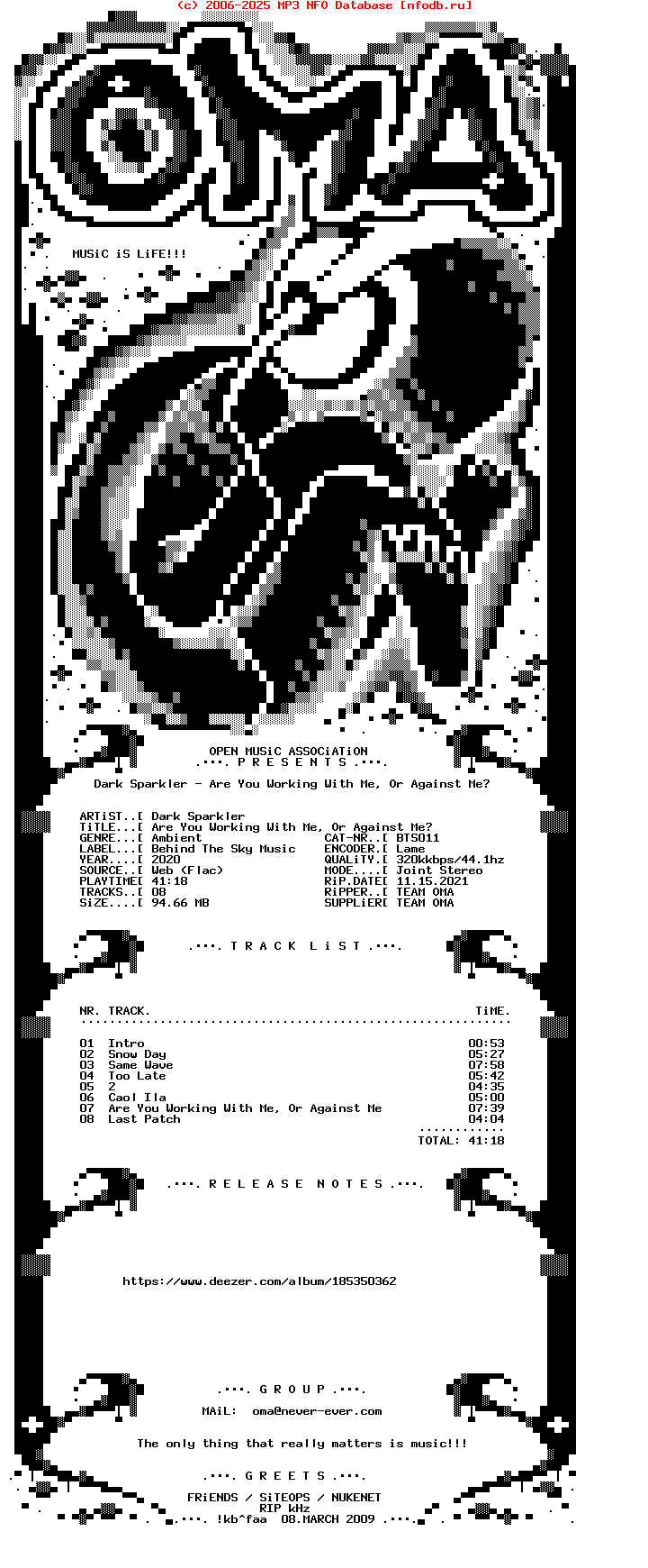 Dark_Sparkler--Are_You_Working_With_Me_Or_Against_Me-(BTS011)-WEB-2020-OMA