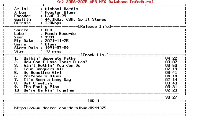 Michael_Hardie-Houston_Blues-WEB-1991-Terse