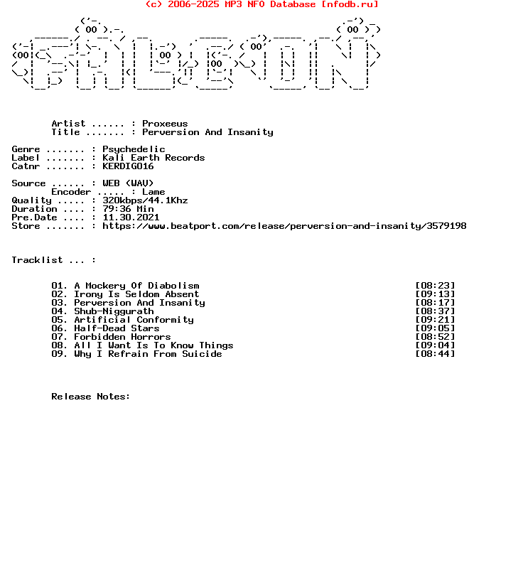 Proxeeus-Perversion_And_Insanity-(KERDIG016)-WEB-2021-FALCON