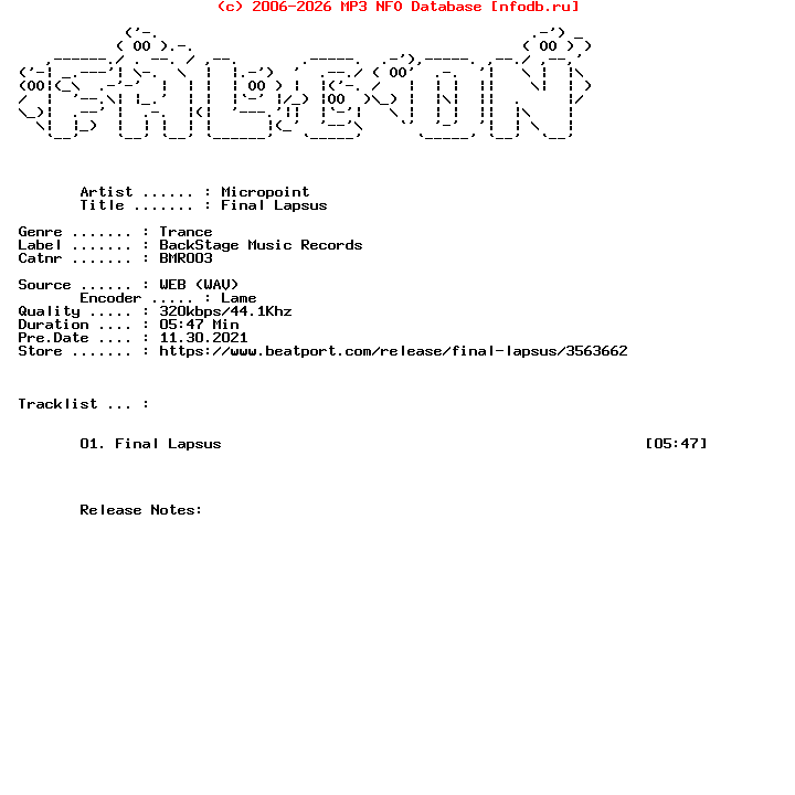 Micropoint-Final_Lapsus-(BMR003)-Single-WEB-2021-FALCON