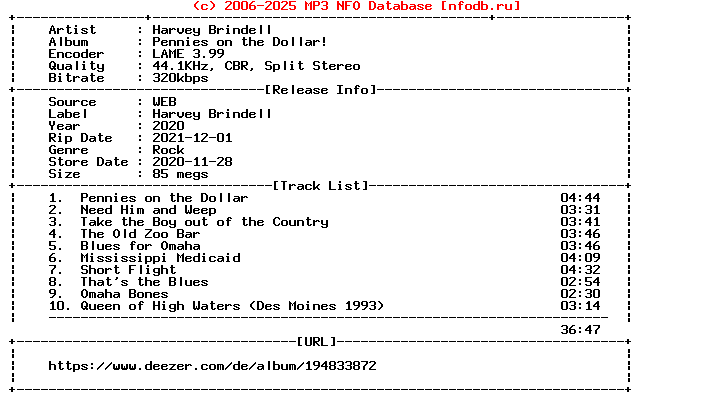 Harvey_Brindell-Pennies_On_The_Dollar-WEB-2020-Terse