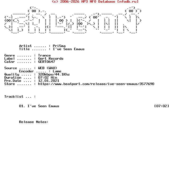 Pri5Ma-Ive_Seen_Emaus-(GERT0647)-Single-WEB-2021-FALCON
