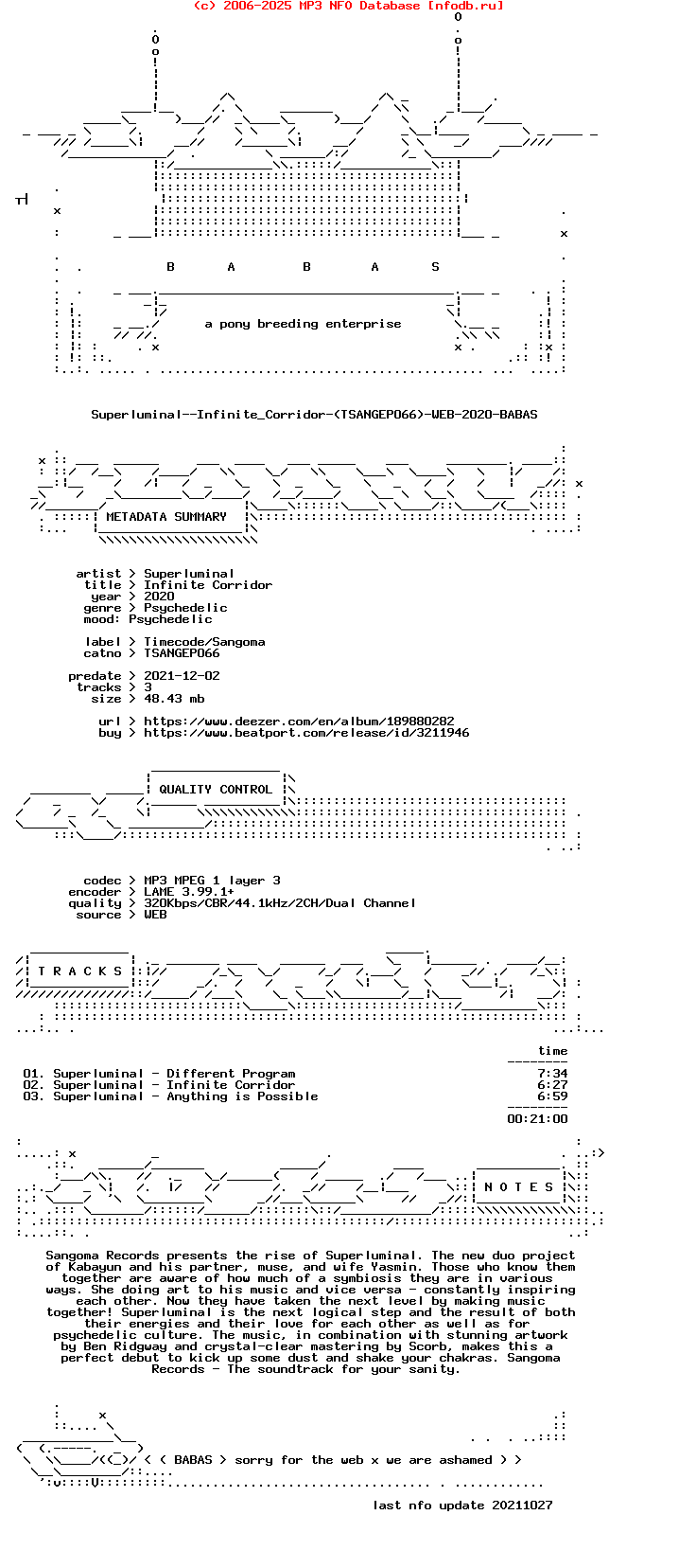 Superluminal--Infinite_Corridor-(TSANGEP066)-WEB-2020-BABAS