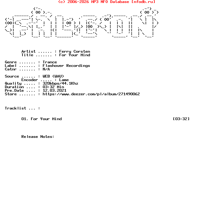 Ferry_Corsten-For_Your_Mind-Single-WEB-2021-FALCON