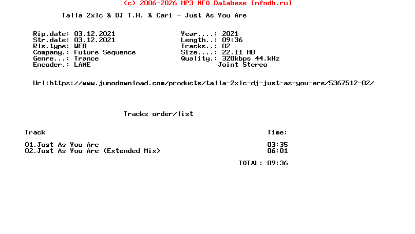 Talla_2Xlc_And_Dj_T.H._And_Cari_-_Just_As_You_Are-(FS030)-WEB-2021