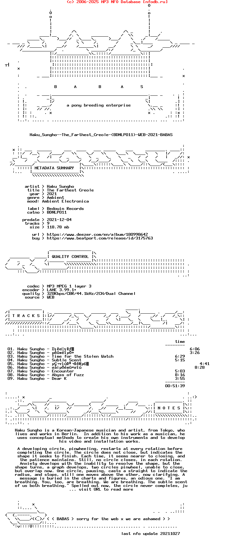 Haku_Sungho--The_Farthest_Creole-(BDNLP011)-WEB-2021-BABAS