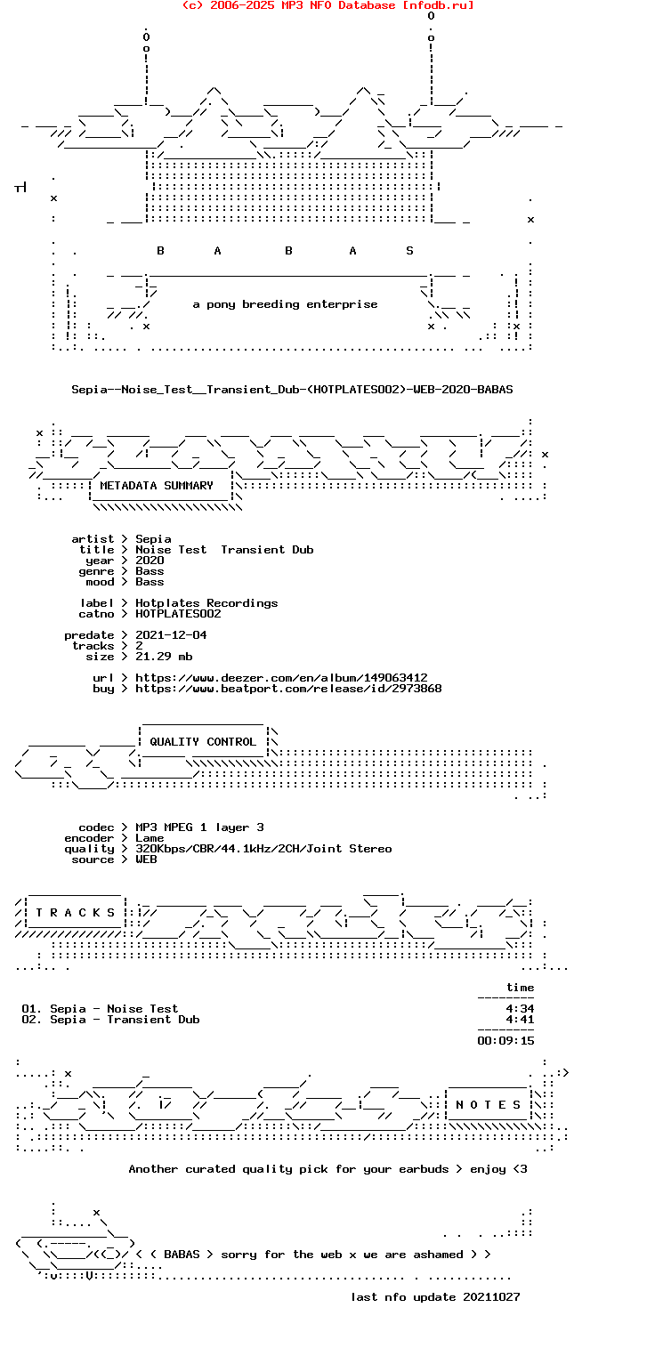 Sepia--Noise_Test__Transient_Dub-(HOTPLATES002)-WEB-2020-BABAS