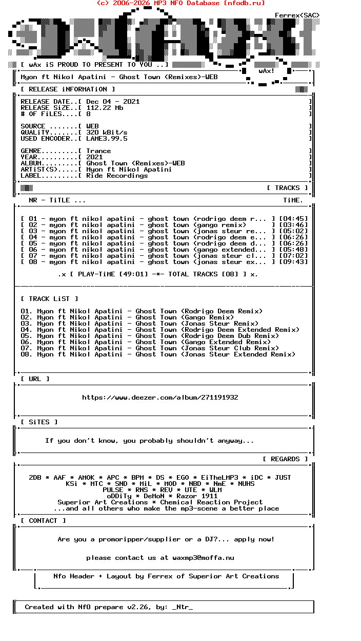 Myon_Ft_Nikol_Apatini-Ghost_Town_(REMIXES)-WEB-2021