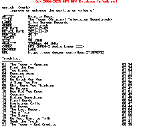 Nainita_Desai-The_Tower_(ORIGINAL_TELEVISION_SOUNDTRACK)-Ost-WEB-2021