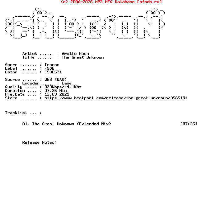 Arctic_Moon-The_Great_Unknown-(FSOE571)-Single-WEB-2021-FALCON