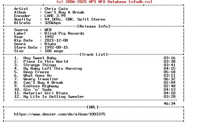 Chris_Cain-Cant_Buy_A_Break-WEB-1992-Terse