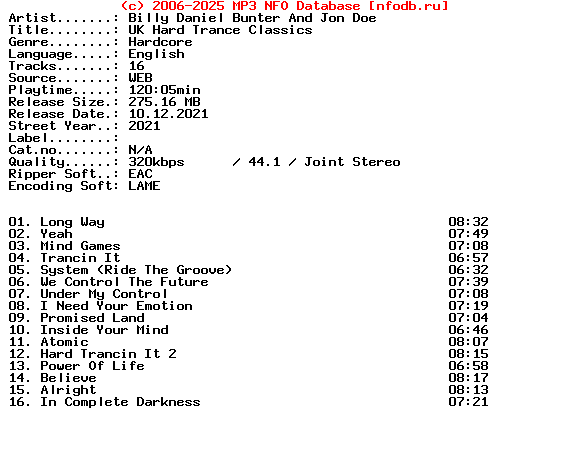 Billy_Daniel_Bunter_And_Jon_Doe-Uk_Hard_Trance_Classics-2021-XTC