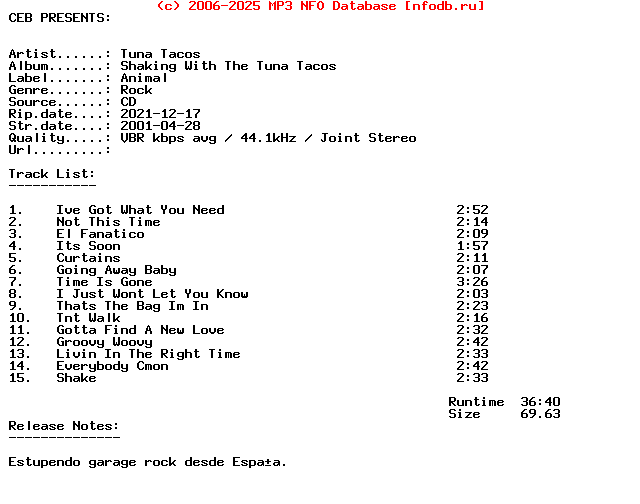 Tuna_Tacos-Shaking_With_The_Tuna_Tacos-2001