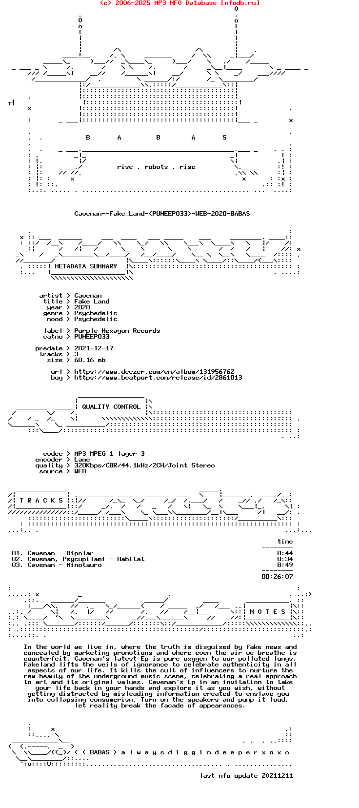Caveman--Fake_Land-(PUHEEP033)-WEB-2020-BABAS