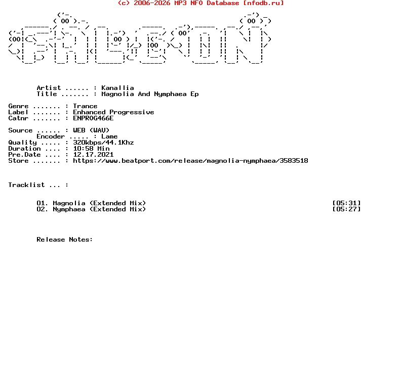 Kanallia-Magnolia_And_Nymphaea_Ep-(ENPROG466E)-WEB-2021-FALCON