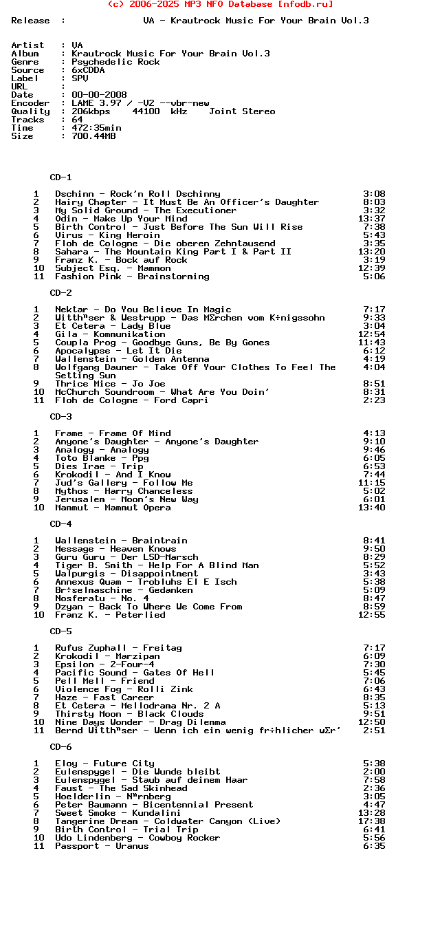 VA-Krautrock_Music_For_Your_Brain_Vol.3-6CD-2008