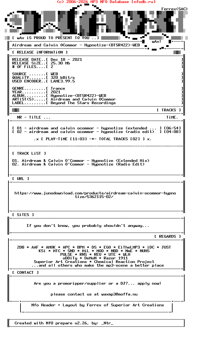 Airdream_And_Calvin_Ocommor-Hypnotize-(BTSR422)-WEB-2021