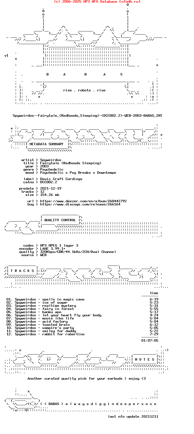 Spyweirdos--Fairytale_(REDHOODS_SLEEPING)-(DCC002.2)-WEB-2003-Babas_Int