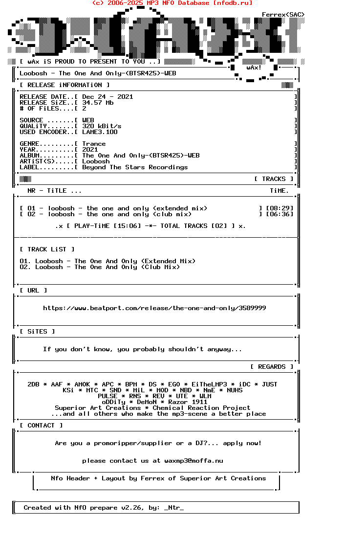Loobosh-The_One_And_Only-(BTSR425)-WEB-2021