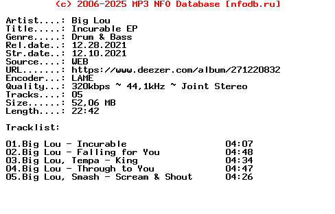 Big_Lou-Incurable_Ep-(SBA034)-WEB-2021