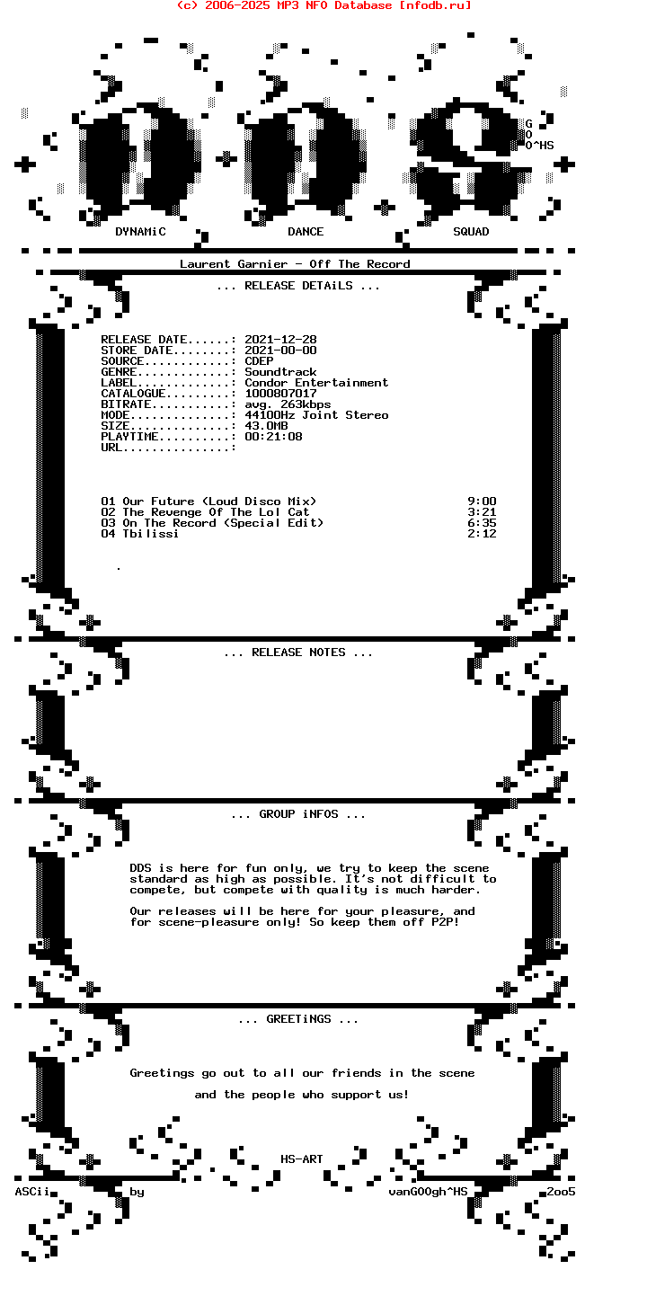 Laurent_Garnier-Off_The_Record-Ost_Bonus-CDEP-2021