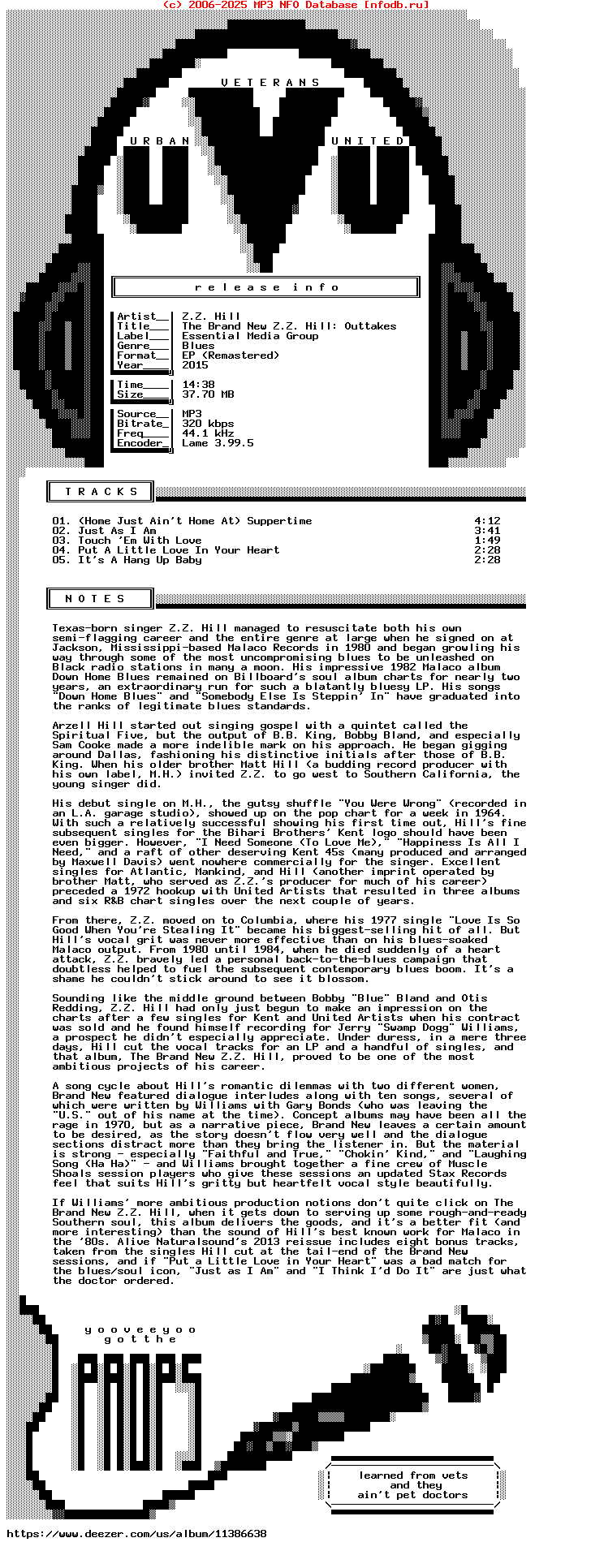 Z.Z._Hill-The_Brand_New_Z.Z._Hill_Outtakes_(1971)-Remastered-EP-WEB-2015-Uvu
