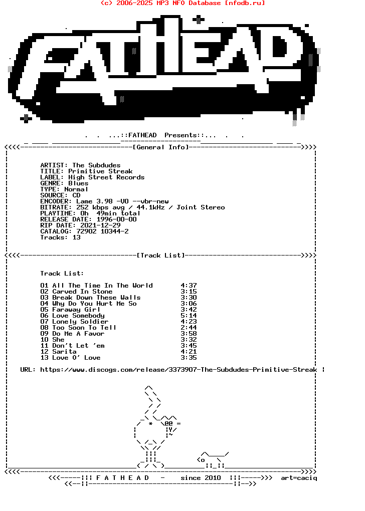 The_Subdudes-Primitive_Streak-CD-1996