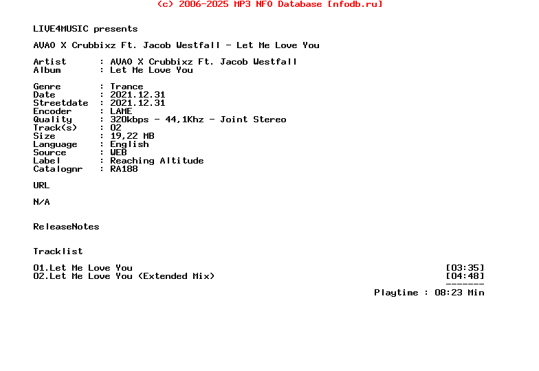 Avao_X_Crubbixz_Ft._Jacob_Westfall_-_Let_Me_Love_You-(RA188)-WEB-2021