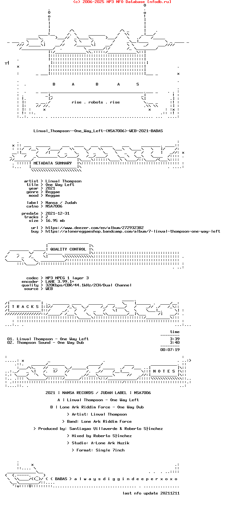 Linval_Thompson--One_Way_Left-(NSA7006)-WEB-2021-BABAS