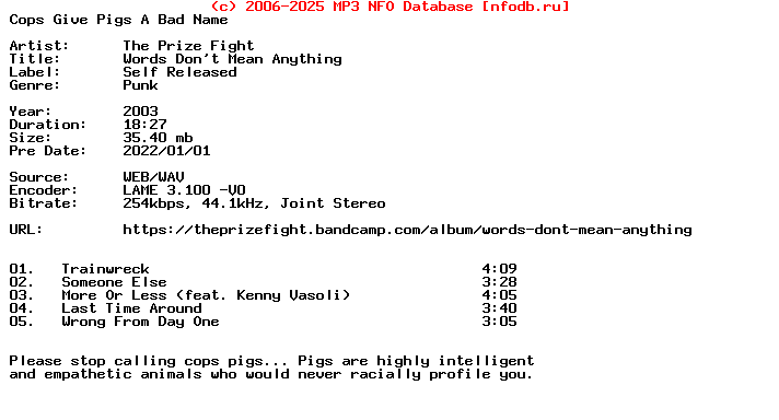 The_Prize_Fight-Words_Dont_Mean_Anything-EP-WEB-2003
